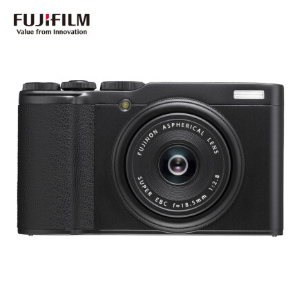 富士（FUJIFILM）XF10 APS-C 数码相机/卡片机 黑色 18.5mm富士定焦镜头 2420万像素 WIFI 4K 小巧便携