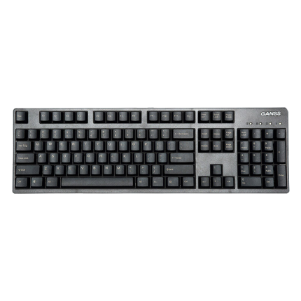 GANSS高斯gs87/gs104/gk87有线机械键盘 gs104黑色无光茶轴