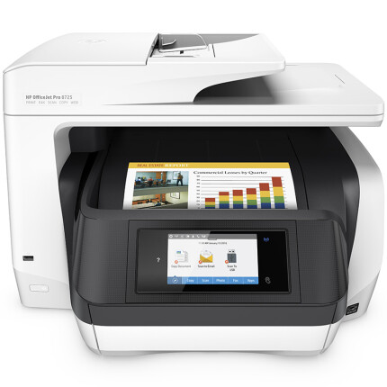 惠普（HP）OfficeJet Pro 8720 彩色无线商务一体机 打印机 高速自动双面打印 快速扫描、传真