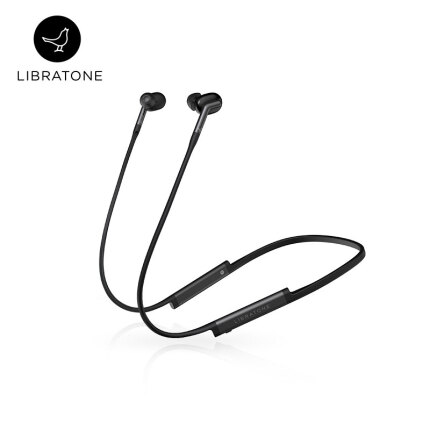 Libratone（小鸟音响）TRACK+ 入耳式无线智能降噪耳机/ 运动蓝牙耳塞 /脖戴颈挂式 黑色
