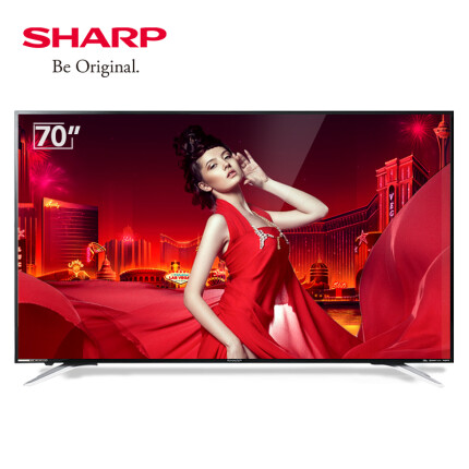 夏普（SHARP） 夏普电视70英寸4K超高清智能WIFI液晶平板电视机