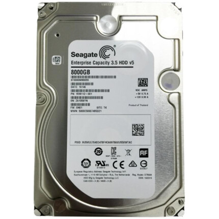希捷/SEAGATE V5 8TB 7200转256M SATA3服务器企业级电脑硬盘8T