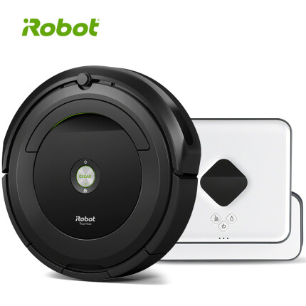 iRobot 扫擦套餐 691+381智能拖地扫地擦地机器人全自动扫地吸尘器 套装