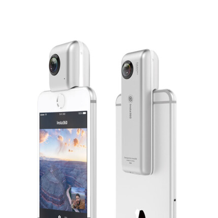 Insta360 Nano 全景相机 VR摄像机高清数码摄像头运动监控720度旅游美颜自拍3D立体相机