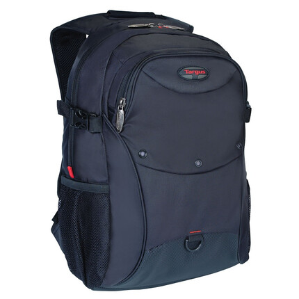 泰格斯（TARGUS）商务休闲15.6英寸笔记本电脑包短途差旅男士大容量可防水双肩包 TSB227 黑色