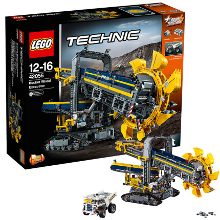【乐高认证店】乐高（LEGO）积木玩具 科技机械组系列 42055 大型斗轮式挖掘机