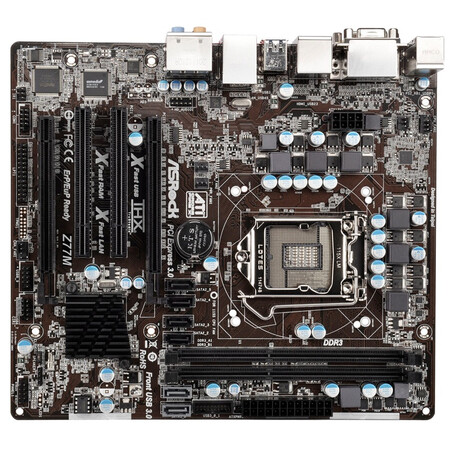 华擎asrockz77m主板intelz77intellga1155