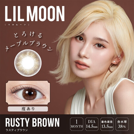 日本直邮 Piacontact LILMOON 月抛美瞳近视...