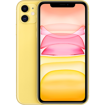 苹果appleiphone11全网通4g手机黄色64gb老包装有充电套装