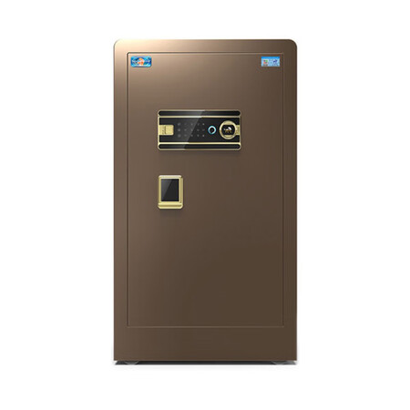 虎牌保险柜家用办公全钢防盗保管柜 博瑞系列80高指纹密码带钥匙保险