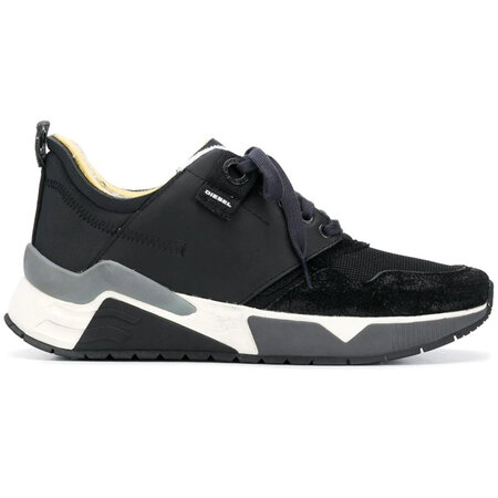 迪赛(diesel)奢侈品男鞋 徽标低帮板鞋 荧光色 44.