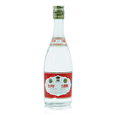 老酒收藏酒1990年汾酒玻汾55度清香型白酒 单瓶500ml