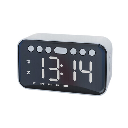 准新通用语音会说话智能多功能迷你闹钟可爱学生用带计时器可充电创意