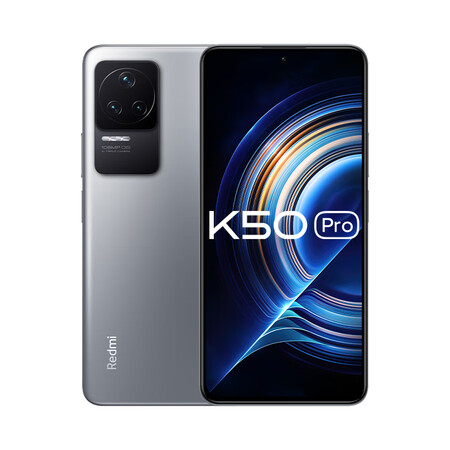 小米紅米R(shí)edmiK50 Pro 5G智能手機(jī)/8GB+128GB/天璣9000/AMOLED/2K柔性直屏/OIS光學(xué)防抖/120W快充/銀跡