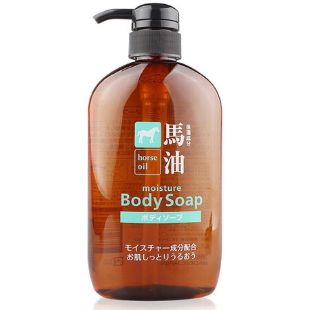 日本进口 熊野油脂(Horse oil) 无硅油马油 滋养修...