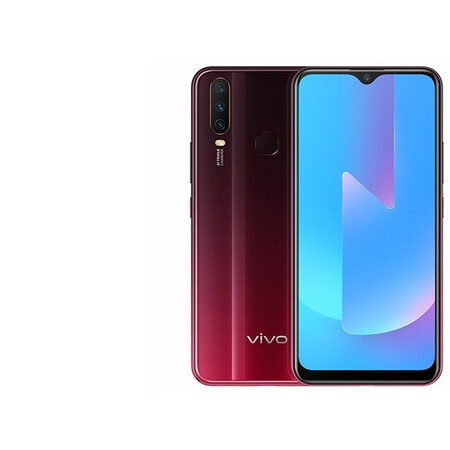 vivou3x二手手机拍照智能安卓学生老人备用深红色3gb32gb9成新