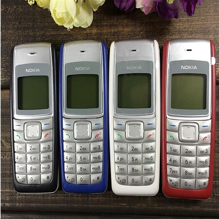 诺基亚nokia57101112黑白屏按键直板1110i超长待机老人学生手机红色
