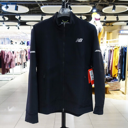 newbalance新百伦nb外套男士运动休闲防风夹克 黑色/black l