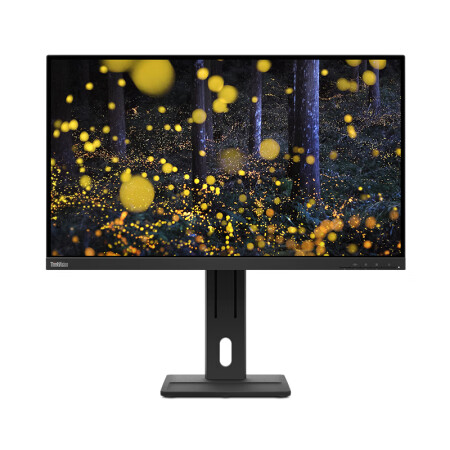 联想（Lenovo）ThinkVision T27qs-20 27英寸2K商用办公电脑显示器内置音箱 旋转升降 DP+HDMI