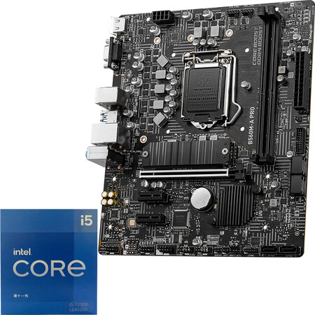 微星(msi)b560m-a pro电脑主板 英特尔(intel)i5-11500 板u套装/主板