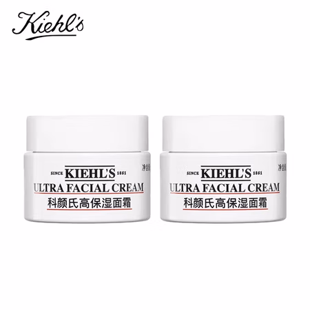 移动端、京东百亿补贴:Kiehl's 科颜氏 高保湿面霜 14ml*2
