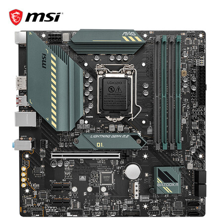 微星b560主板网卡驱动,微星560主板 微星(msi)b560m bazooka火箭炮电脑主板 支持10400f/11400f/11600kf