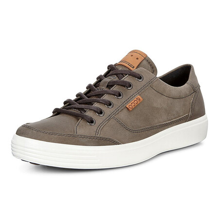 ecco爱步男鞋2019年新款休闲简约舒适男鞋 430304 卡其色-02539 41