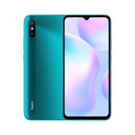 xiaomi小米红米9a5000mah大电量备用老年人手机红米9湖光绿4g通x官方