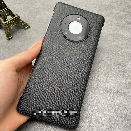 华为mate40pro原装手机壳mate40e官方保护套无边框皮革硬por保护壳
