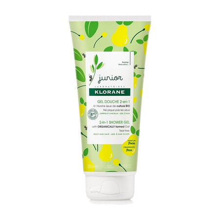 康如（KLORANE）幼婴儿童水果味二合一洗发沐浴露200m...