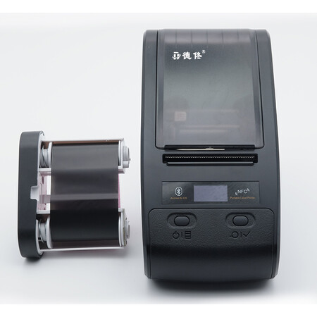 德佟dt650卷烟热转印价签打印机支持红色黑色和红色双色打印app蓝牙