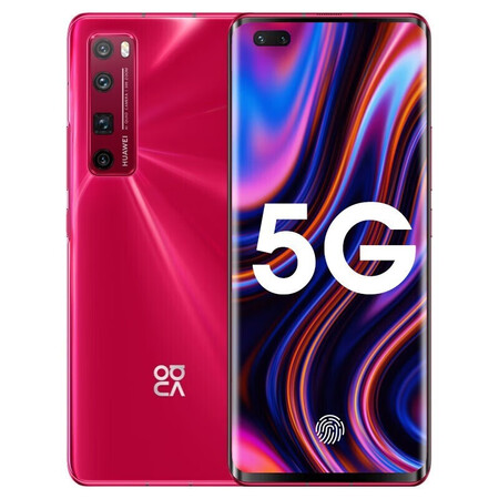 华为nova7pro5g全网通麒麟98550倍变焦oled极点屏二手手机密语红8128g