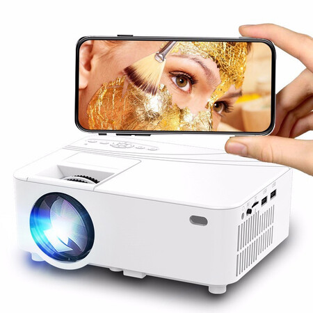 光米 t1手机投影仪家用迷你微型便携智能wifi无线同屏全高清投影机3d
