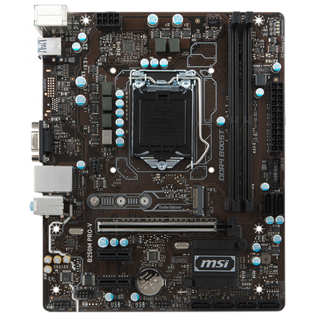 二手95新微星b250b250mnano主板cpu套装小板1151针i56400微星b250小板