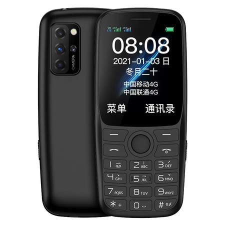 朵唯s9按键老人机超长待机大声4g全网通戒网瘾儿童学生手机爵士黑4g全