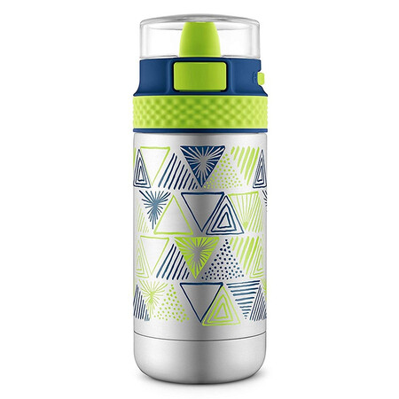 美国直邮ello埃洛 轻巧弹盖带吸管不锈钢保温保冷 真空户外室内水杯