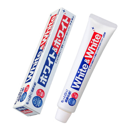 日本进口狮王/LION White&White特效去渍亮白牙...