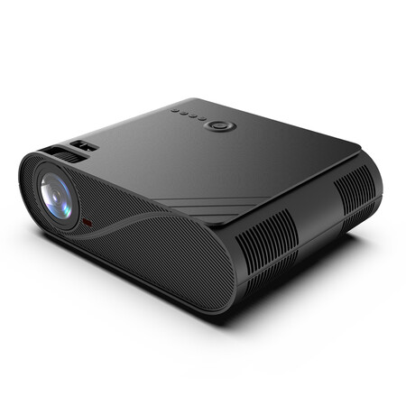 欢乐投家庭办公3d白天超高清投影仪可连接手机蓝牙wifi一体机炫酷黑g