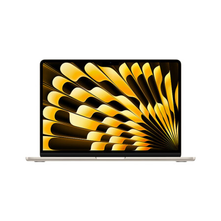 Apple/苹果 13.6英寸AI笔记本 MacBookAir 2024 M3(8+8核)8G+256G 星光色电脑 MRXV3CH/A
