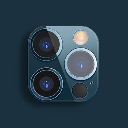 品胜苹果12镜头保护膜iphone12promax彩色高清镜头膜mini钢化玻璃后