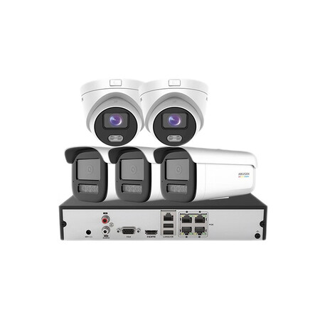 4路监控套装 主机 6tb硬盘 1套】海康威视(hikvision)监控套装4路8路