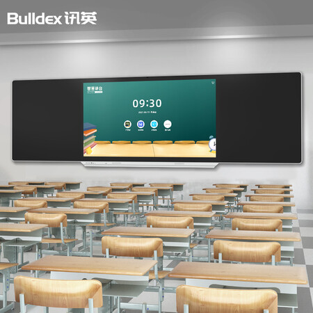 讯英 86英寸纳米智慧黑板多媒体电容触摸屏 教学一体机学校教室触控