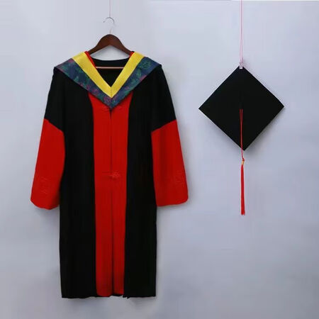 雪澈【高端面料】博士服学士硕士导师大学毕业礼服定制毕业典礼学位服 博士服工科黄色-高端面料贡绒 S【图片 价格 品牌 报价】-京东