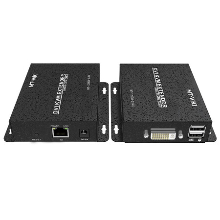 迈拓维矩(mt-viki)120dk 高清dvi kvm延长器120米长网传转网线rj45