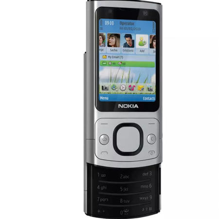 6700滑盖经典按联通老人蓝牙音乐游戏小说学生手机 银色【移动/联通】