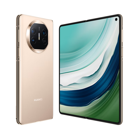 华为matex5 折叠屏手机 (全新原封) 羽砂金 12gb 256gb