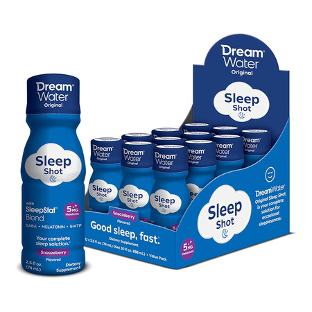 DREAM WATER褪黑素睡眠水sleep液体GABA退黑...