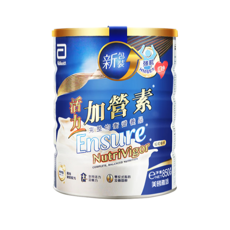 雅培 金装活力加营素 香草味 850g