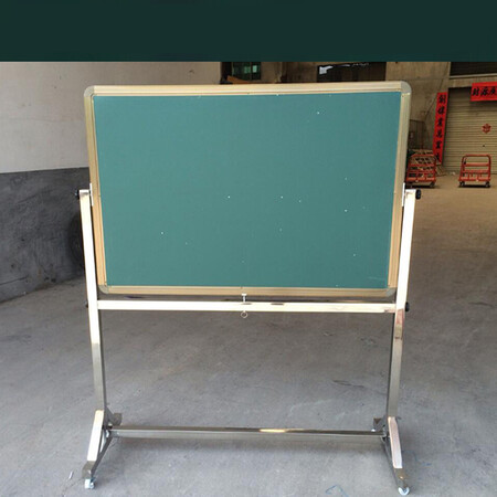 得力   黑板  移动黑板翻转刹车加厚支架式落地 ps 1