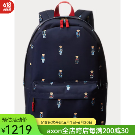 保罗拉夫劳伦（Polo Ralph Lauren）双肩包可爱...